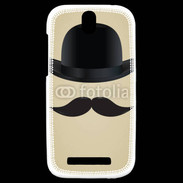 Coque HTC One SV Moustache So British 25