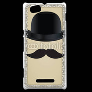Coque Sony Xperia M Moustache So British 25