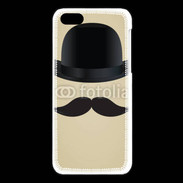 Coque iPhone 5C Moustache So British 25