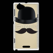 Coque Sony Xperia L Moustache So British 25