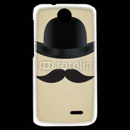 Coque HTC Desire 310 Moustache So British 25