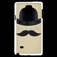 Coque Samsung Galaxy Note 4 Moustache So British 25