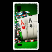 Coque LG Optimus L9 Paire d'As au poker 75