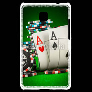 Coque LG Optimus L3 II Paire d'As au poker 75