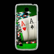 Coque Samsung Galaxy S4mini Paire d'As au poker 75