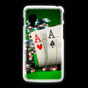 Coque LG L5 2 Paire d'As au poker 75