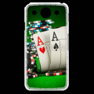 Coque LG G Pro Paire d'As au poker 75