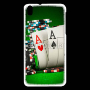 Coque HTC Desire 816 Paire d'As au poker 75