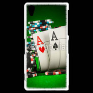 Coque Sony Xperia Z2 Paire d'As au poker 75