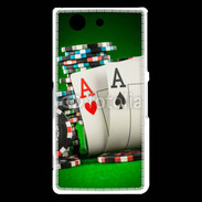 Coque Sony Xperia Z3 Compact Paire d'As au poker 75