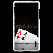 Coque LG Optimus G Paire d'As au poker 85
