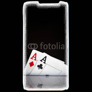 Coque LG P990 Paire d'As au poker 85