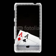 Coque Nokia Lumia 625 Paire d'As au poker 85