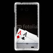 Coque Huawei Ascend Mate Paire d'As au poker 85