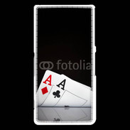 Coque Sony Xperia Z3 Compact Paire d'As au poker 85