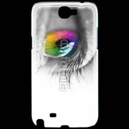 Coque Samsung Galaxy Note 2 Oeil Multicouleurs 75