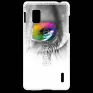 Coque LG Optimus G Oeil Multicouleurs 75
