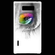Coque LG Optimus L7 Oeil Multicouleurs 75