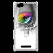 Coque Sony Xperia M Oeil Multicouleurs 75
