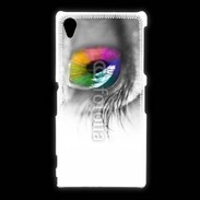 Coque Sony Xpéria Z1 Oeil Multicouleurs 75