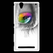 Coque Sony Xperia T2 Ultra Oeil Multicouleurs 75
