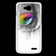 Coque LG L90 Oeil Multicouleurs 75