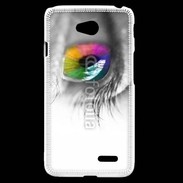 Coque LG L70 Oeil Multicouleurs 75