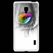 Coque LG F6 Oeil Multicouleurs 75