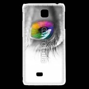 Coque LG F5 Oeil Multicouleurs 75