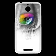 Coque HTC Desire 510 Oeil Multicouleurs 75