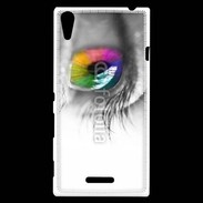Coque Sony Xperia T3 Oeil Multicouleurs 75