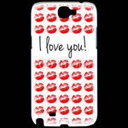 Coque Samsung Galaxy Note 2 I love you 250