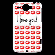 Coque HTC Wildfire G8 I love you 250