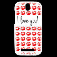 Coque HTC One SV I love you 250