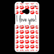 Coque HTC One I love you 250