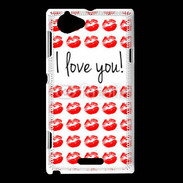 Coque Sony Xperia L I love you 250