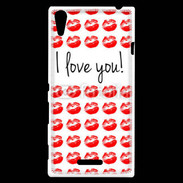 Coque Sony Xperia T3 I love you 250