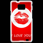 Coque Samsung Galaxy S2 I love you 350