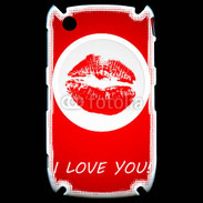 Coque Blackberry 8520 I love you 350