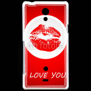 Coque Sony Xperia T I love you 350