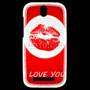 Coque HTC One SV I love you 350