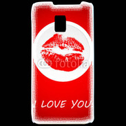 Coque LG P990 I love you 350