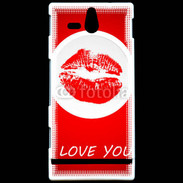 Coque Sony Xperia U I love you 350