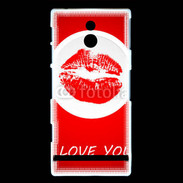 Coque Sony Xperia P I love you 350