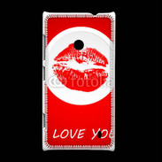Coque Nokia Lumia 520 I love you 350