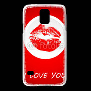 Coque Samsung Galaxy S5 I love you 350
