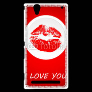 Coque Sony Xperia T2 Ultra I love you 350