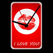 Grande pendule murale I love you 350