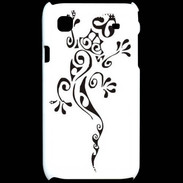 Coque Samsung Galaxy S Salamandre tribal noir 550