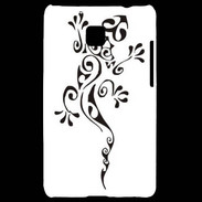 Coque LG Optimus L3 II Salamandre tribal noir 550
